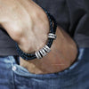 Men's Bracelet with Custom Beads