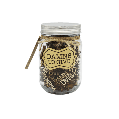 Damns to Give Gift Jar - Handmade Gift