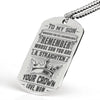 Custom Stainless Steel Dog Tag Necklace