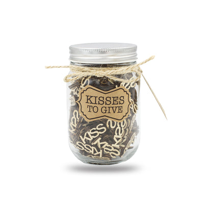 Kisses to Give Gift Jar - Handmade Gift